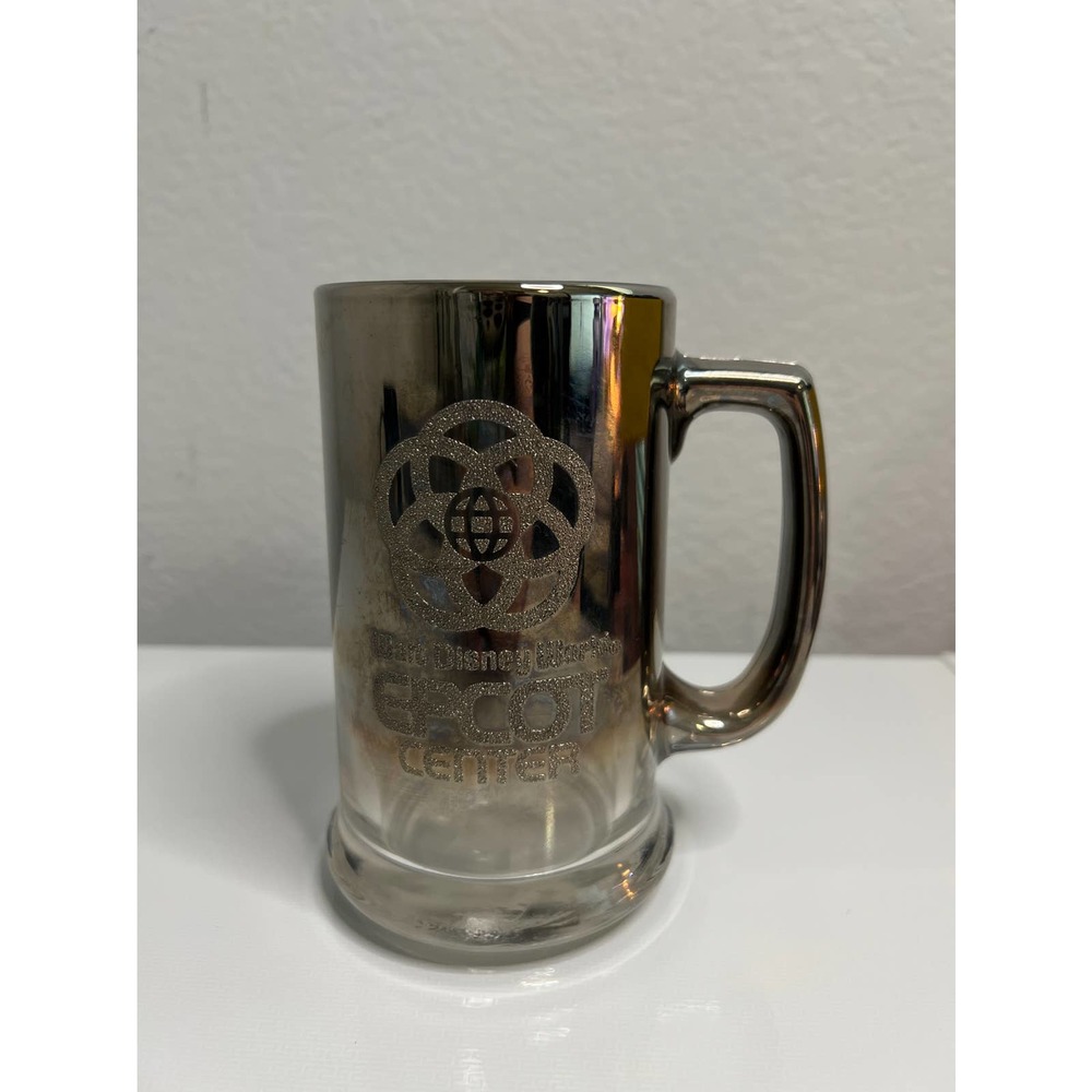 Vintage Walt Disney World Epcot glass stein